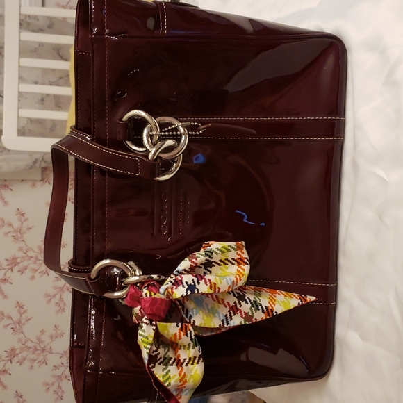 Coach Patent Leather Purse - Picture 1 of 6